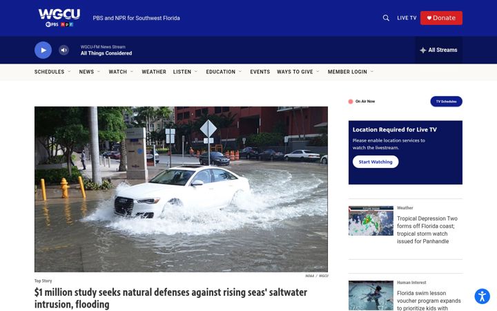 Screenshot of wgcu.org