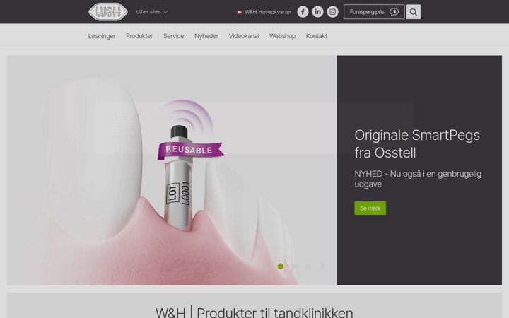 Screenshot of wh.com
