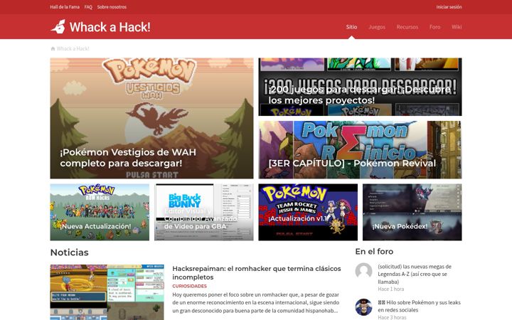 Screenshot of whackahack.com