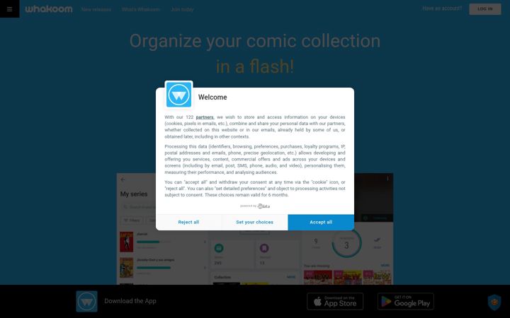 Screenshot of whakoom.com
