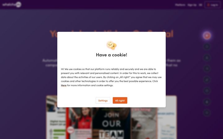 Screenshot of whatchado.com