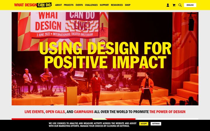 Screenshot of whatdesigncando.com