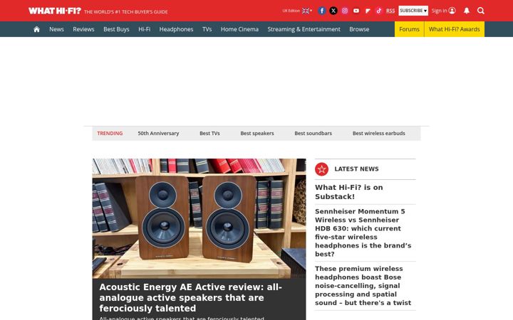 Screenshot di whathifi.com
