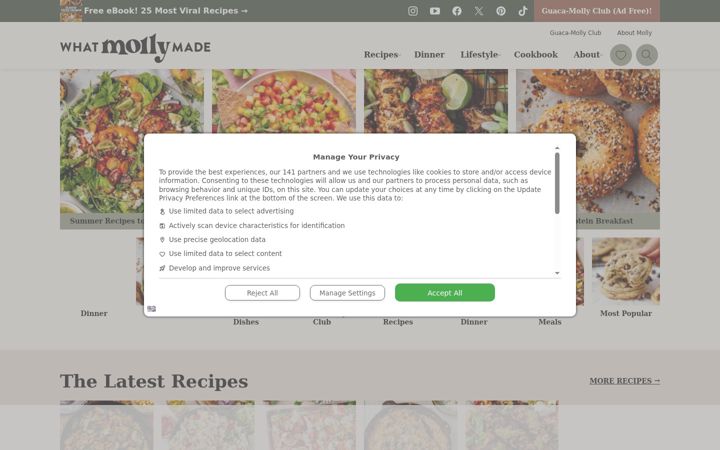 Screenshot of whatmollymade.com