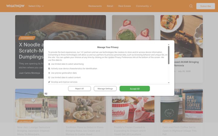 Screenshot of whatnow.com