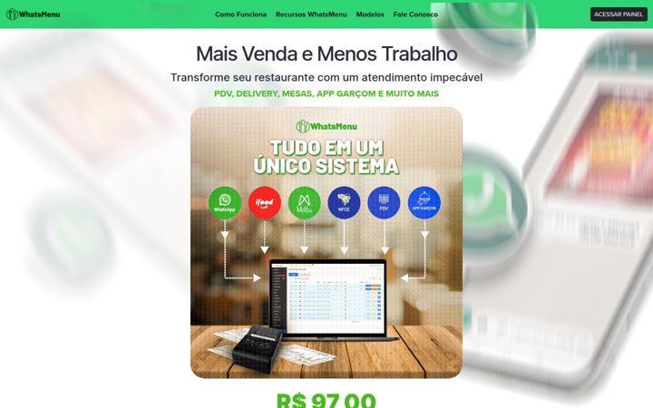 Zrzut ekranu whatsmenu.com.br