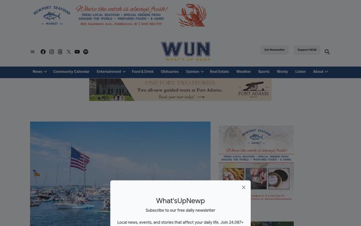 Skjámynd af whatsupnewp.com