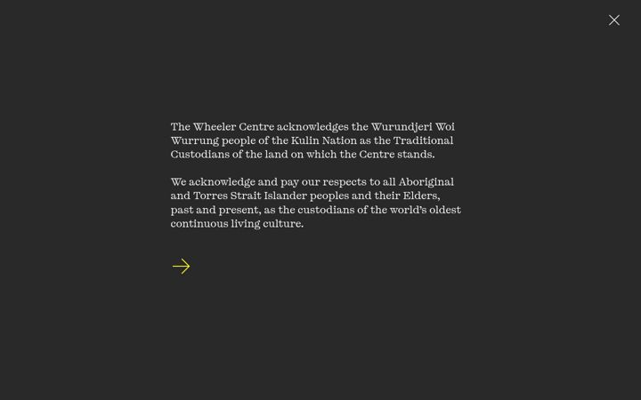Screenshot of wheelercentre.com