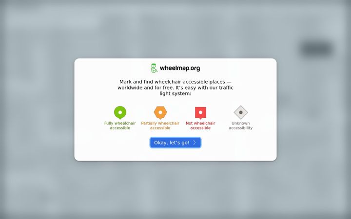 Screenshot of wheelmap.org