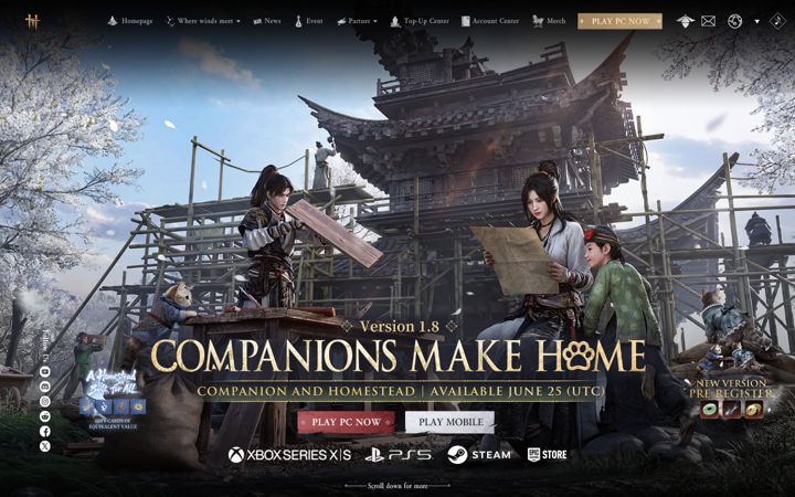 wherewindsmeetgame.com
