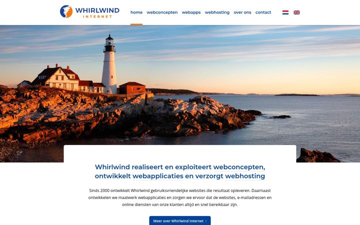 Screenshot of whirlwind.nl