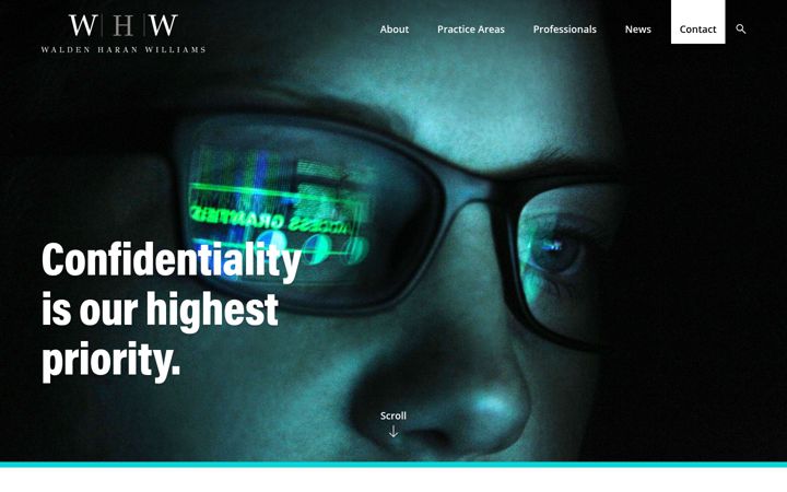 Екранна снимка на whistleblowerlawfirm.net