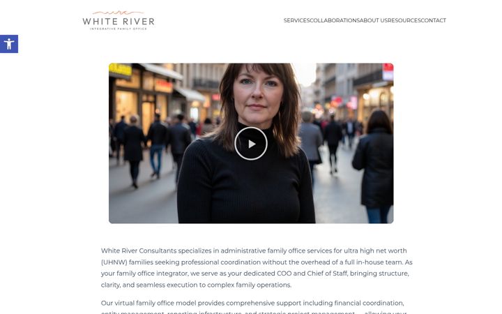 Snímek obrazovky whiteriverconsultants.com