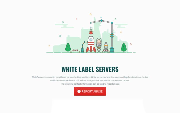 Screenshot of whiteservers.net