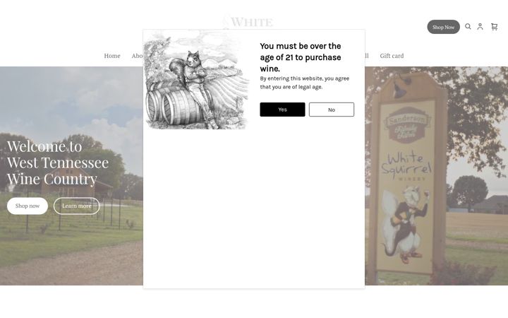 whitesquirrelwinery.com