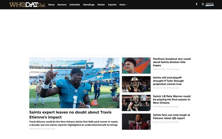 Screenshot di whodatdish.com