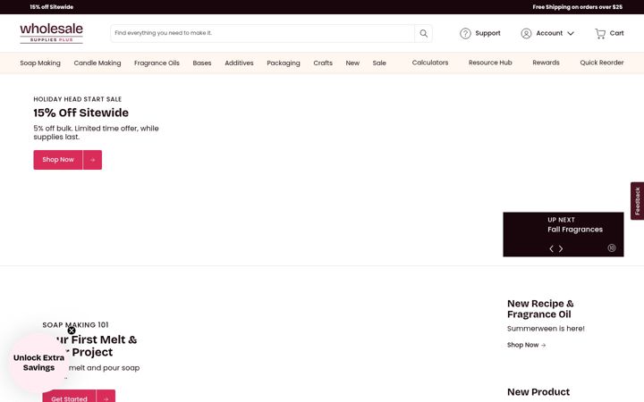 Screenshot of wholesalesuppliesplus.com
