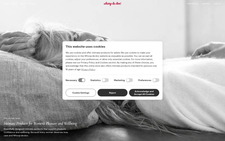 Screenshot of whoopdedoo.love