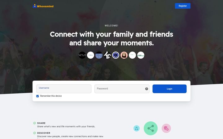 Screenshot of whoosmind.com