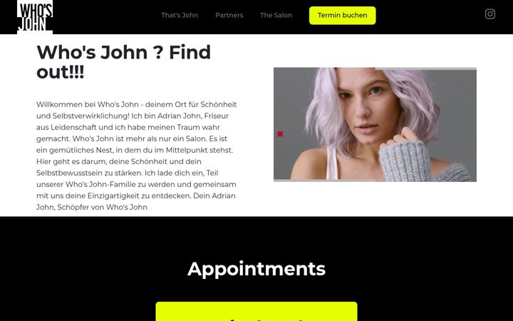 Screenshot of whosjohn.berlin