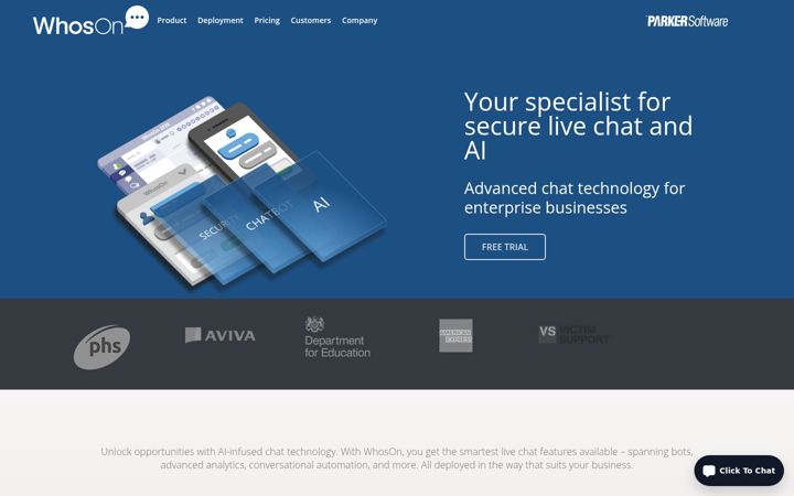 Screenshot of whoson.com
