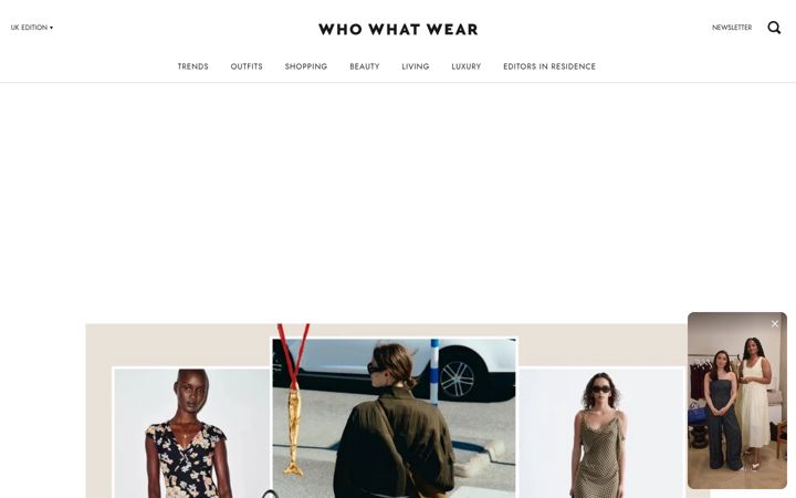 Screenshot of whowhatwear.co.uk