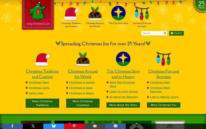 Screenshot of whychristmas.com