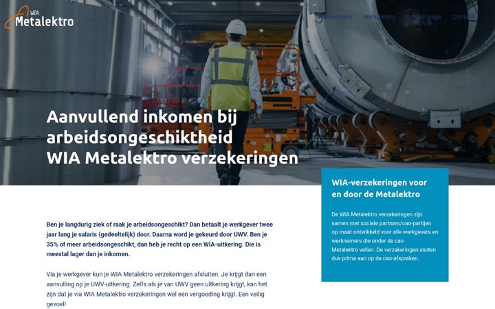 Screenshot of wiametalektro.nl