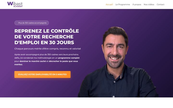 Screenshot ta' wibast-academy.com