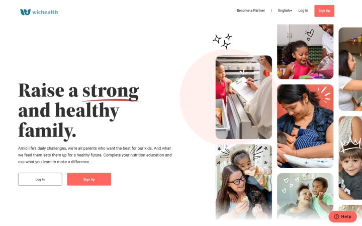 Screenshot of wichealth.org