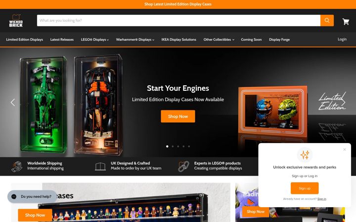 Screenshot of wickedbrick.com