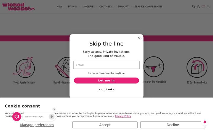 Screenshot of wickedweasel.com