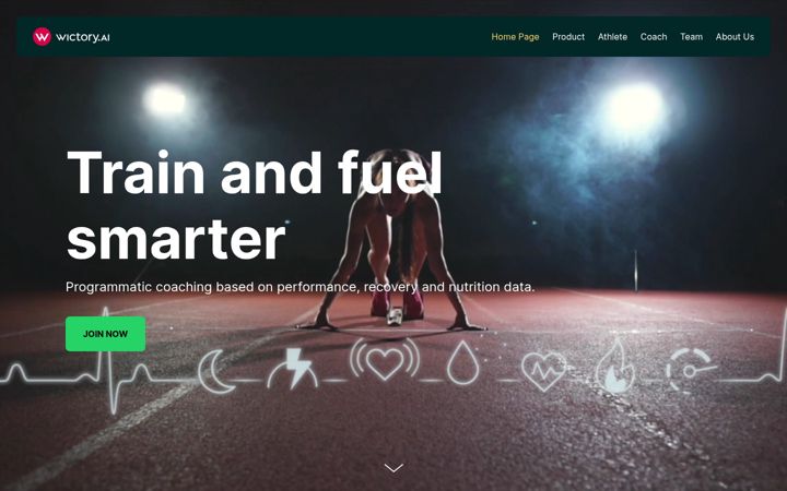 Screenshot of wictory.ai