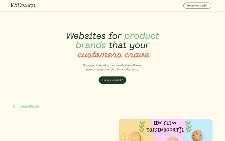 Screenshot of widesign.be