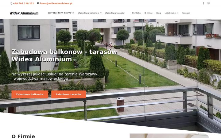 Screenshot di widexaluminium.pl