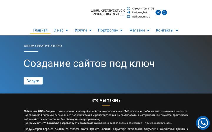 Screenshot of widum.ru