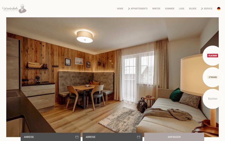 Screenshot of wiederkehr-flachau.at