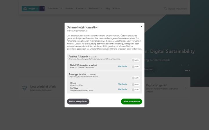 Screenshot of wienit.at