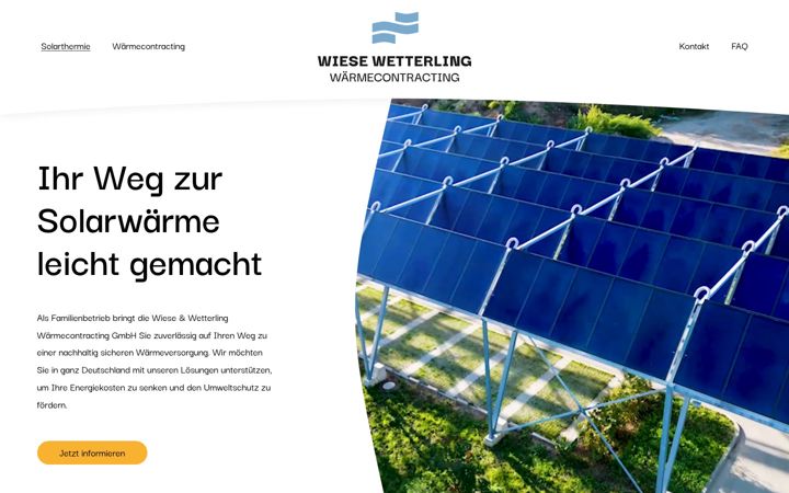 Snimka zaslona za wiese-wetterling.de