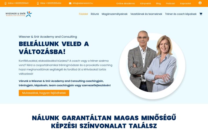 Screenshot ta' wiesnersnir.hu