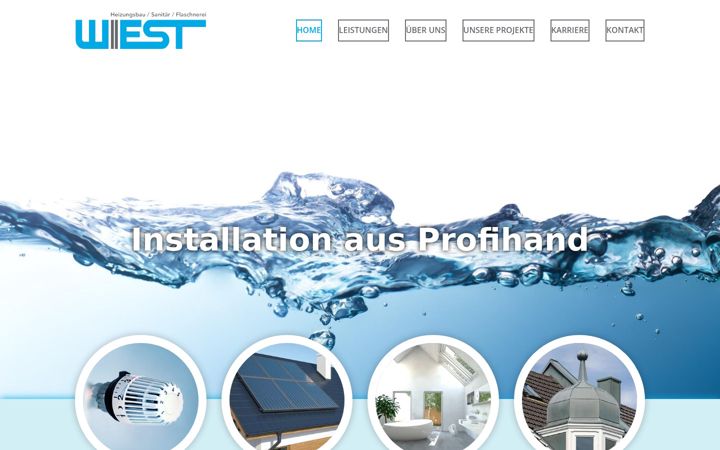 Screenshot of wiest-sanitaer.de