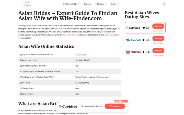 Snímek obrazovky wife-finder.org