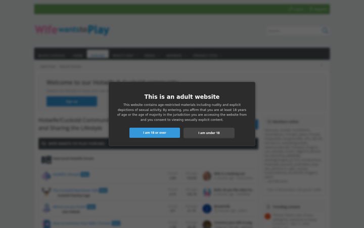 Screenshot of wifewantstoplay.com