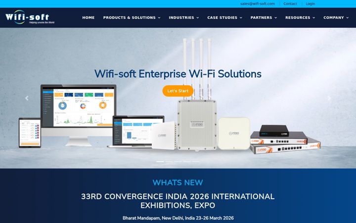 Skärmbild av wifi-soft.com