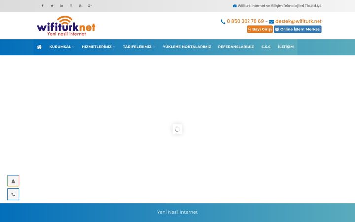Screenshot of wifiturk.net