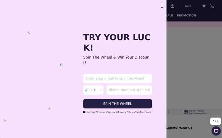Screenshot of wigfever.com