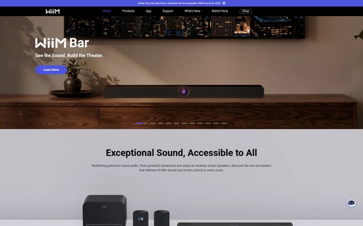 Screenshot of wiimhome.com