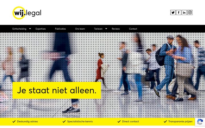 Screenshot of wij.legal