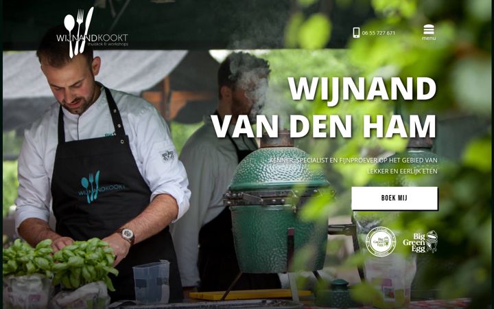 Snímek obrazovky wijnandkookt.nl