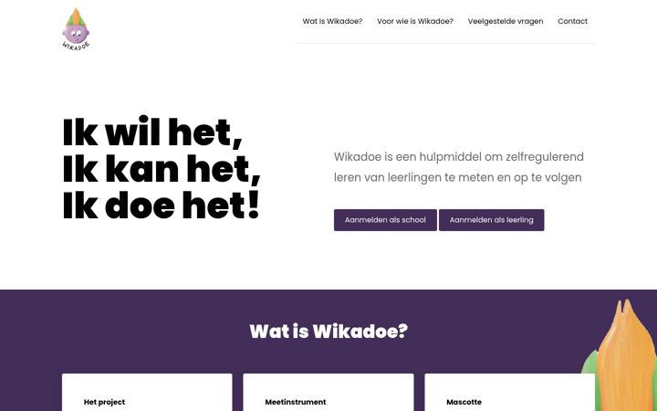 Screenshot of wikadoe.be